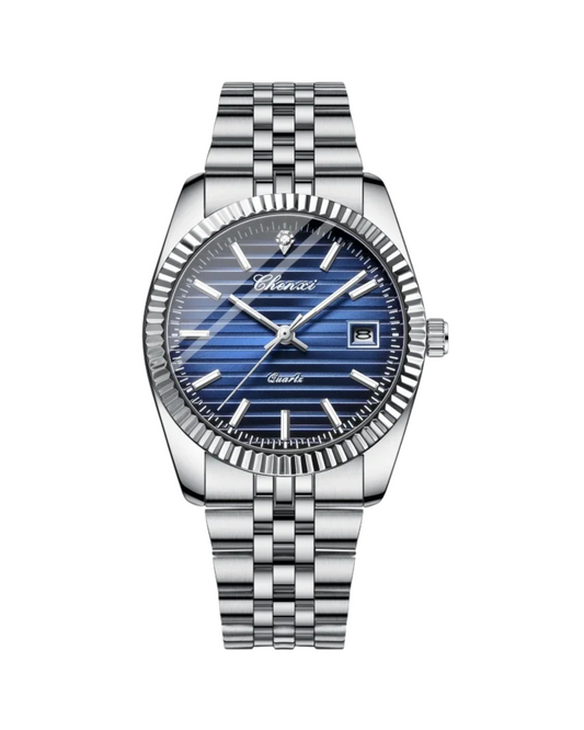 V&CO™  FLUTED DATE WATCH