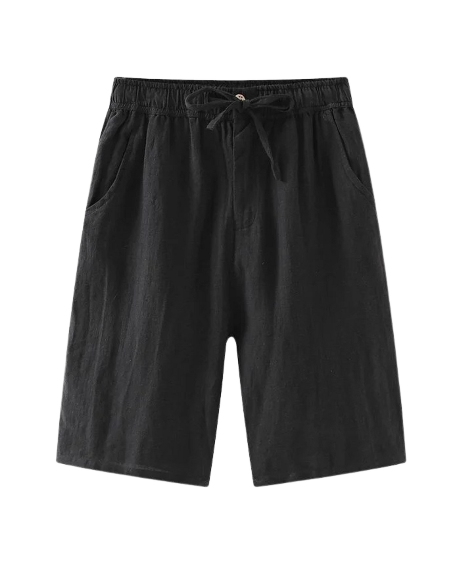 V&CO™  LINEN DRAWSTRING SHORTS