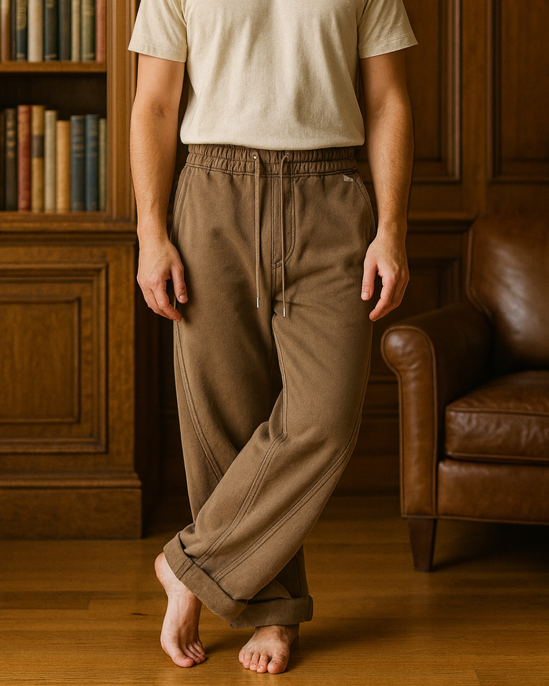 V&CO™  WIDE-LEG SWEATPANTS