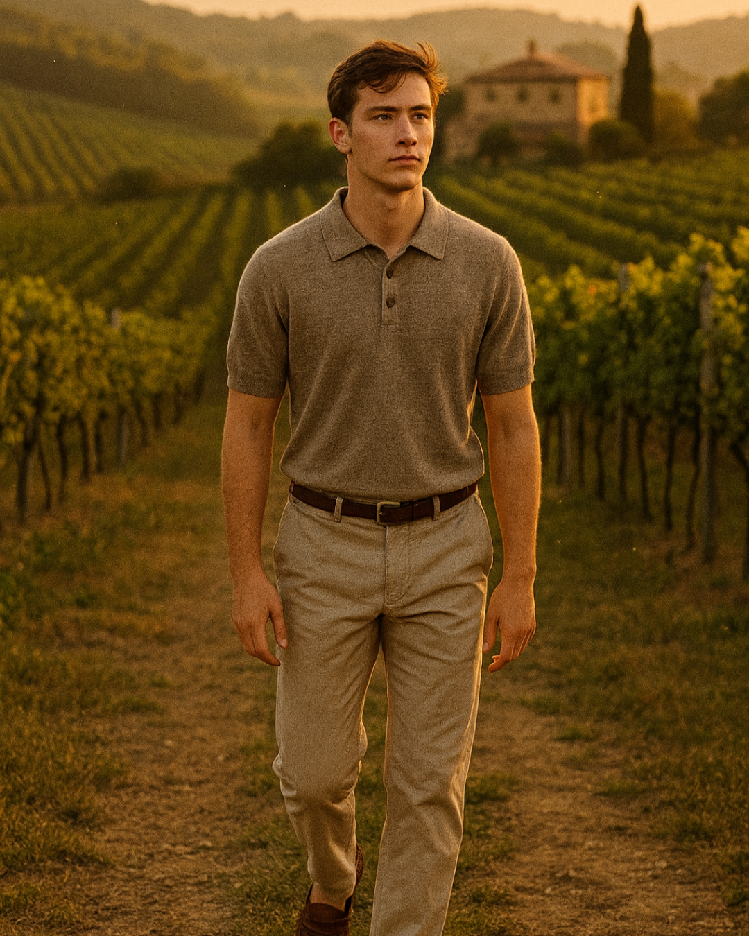 FINE KNIT POLO