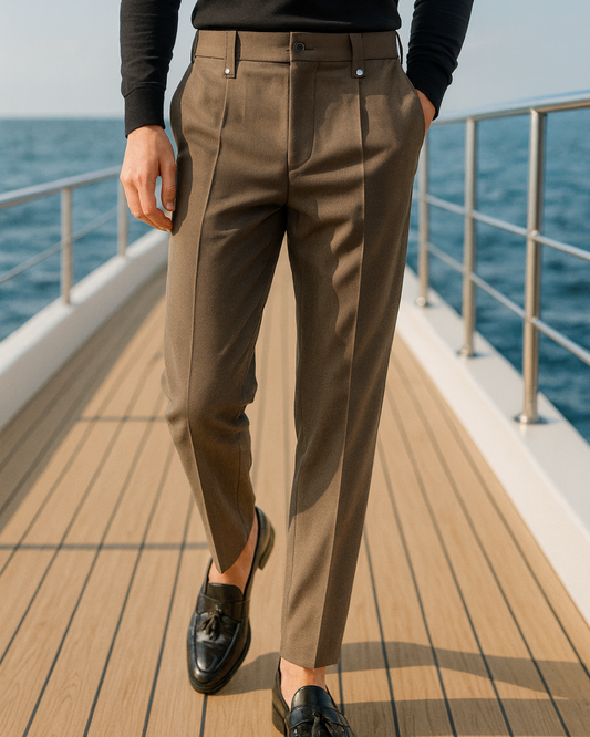 V&CO™  PLEATED DRESS TROUSERS