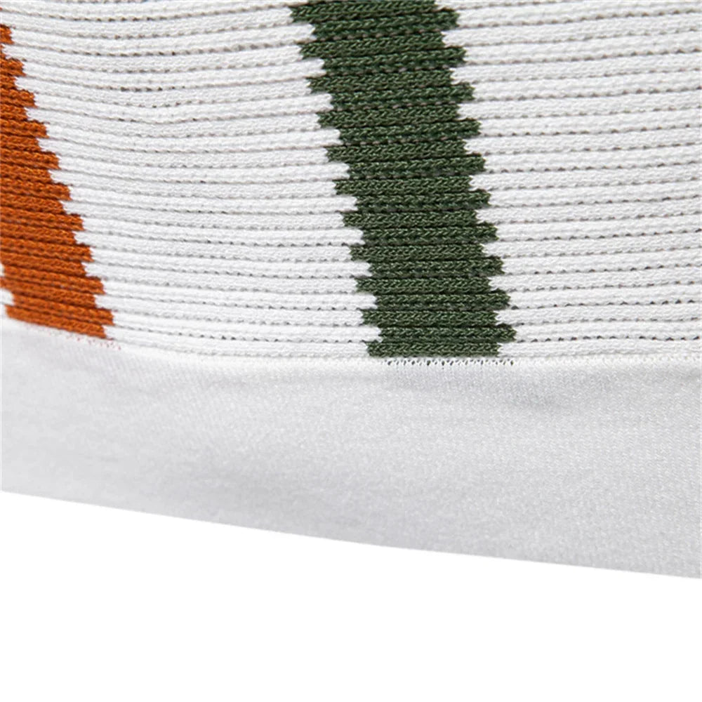 VERTICAL STRIPE KNIT POLO
