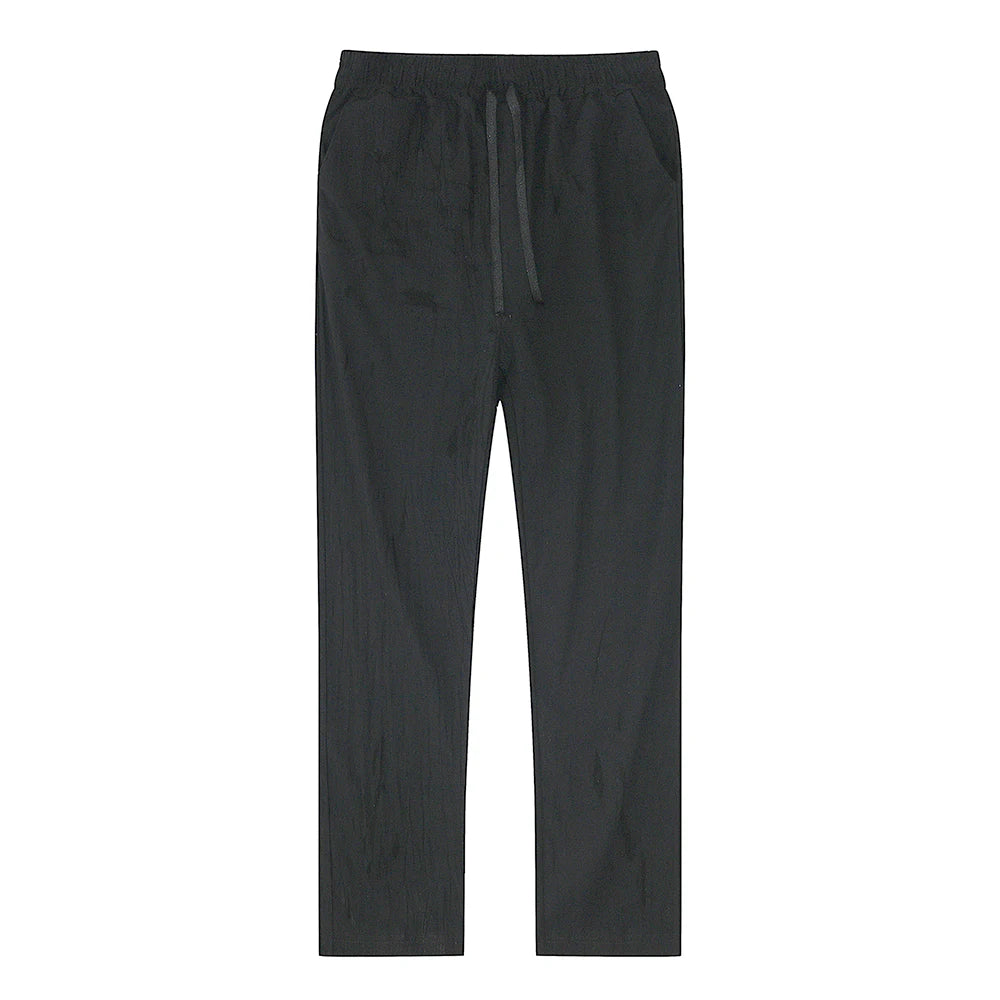 V&CO™  LINEN DRAWSTRING TROUSERS