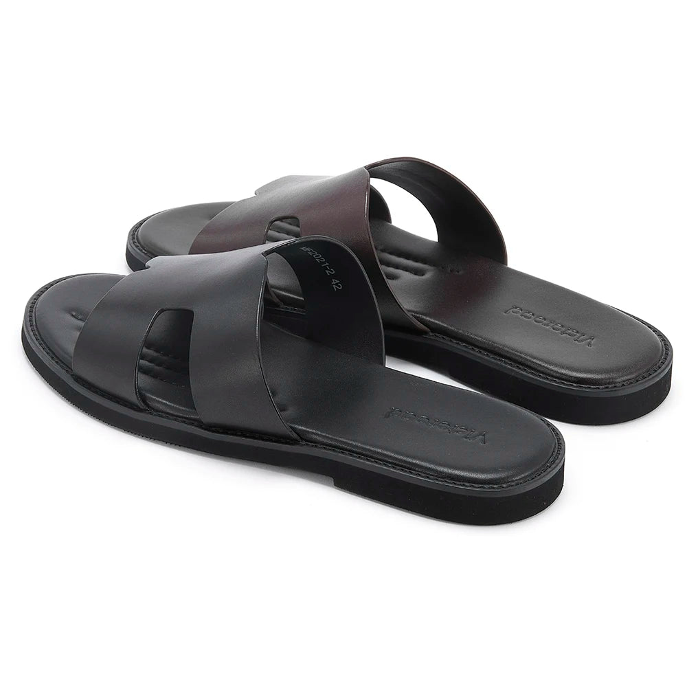 V&CO™  LEATHER SLIDES