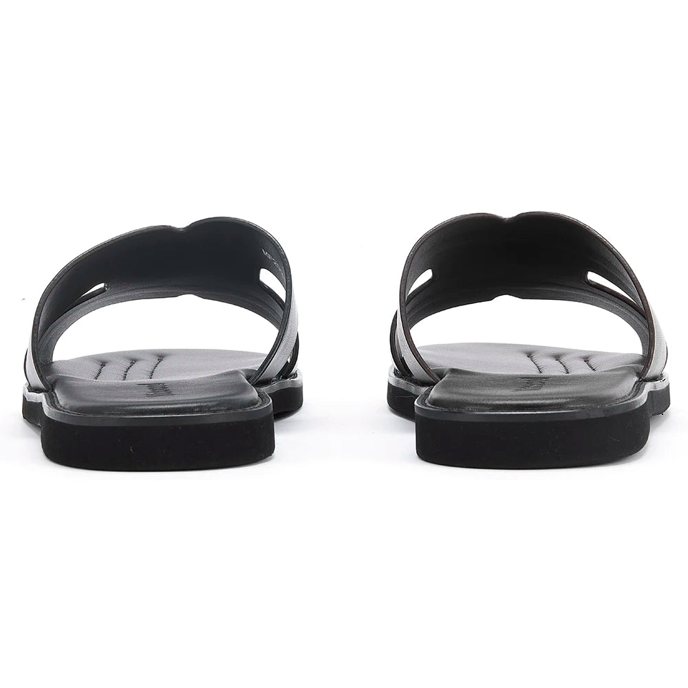 V&CO™  LEATHER SLIDES