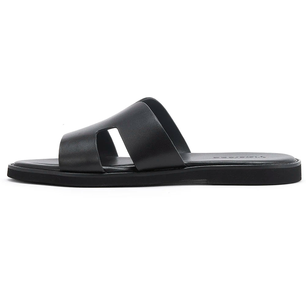 V&CO™  LEATHER SLIDES