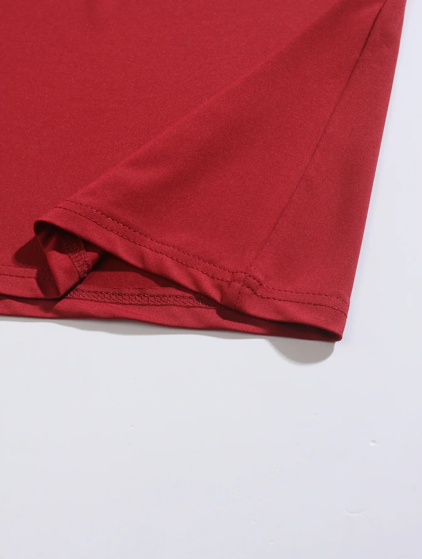 CONTRAST-COLLAR LONG-SLEEVE POLO
