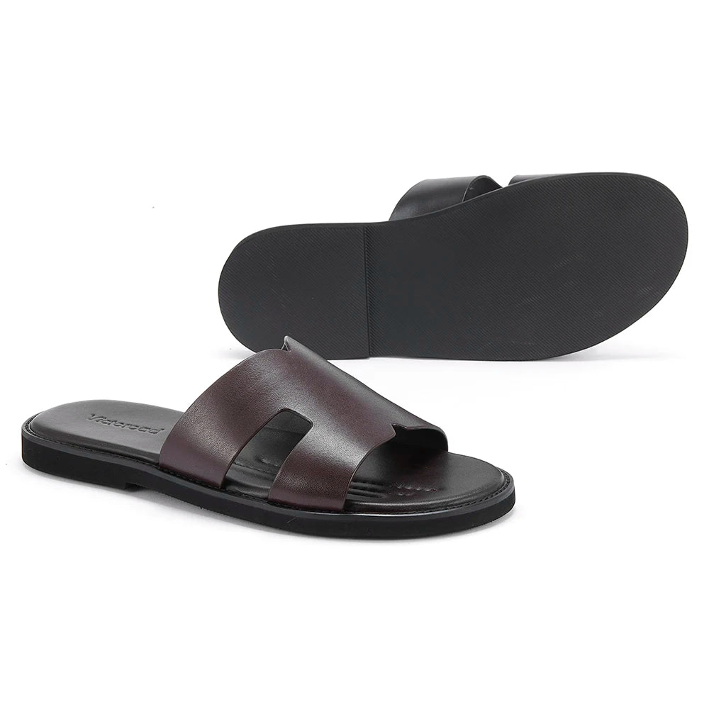 V&CO™  LEATHER SLIDES