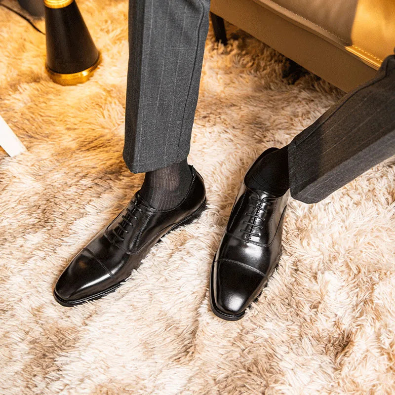 V&CO™  CAP-TOE OXFORDS