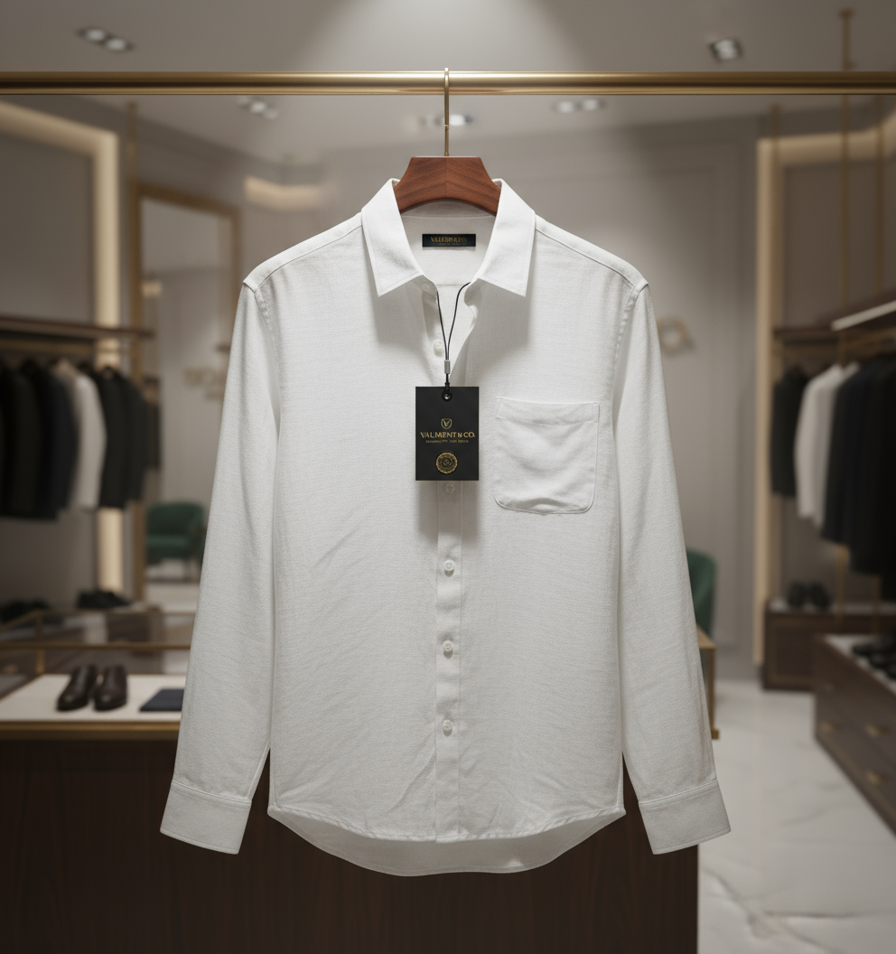 V&CO™  100% LINEN SHIRT