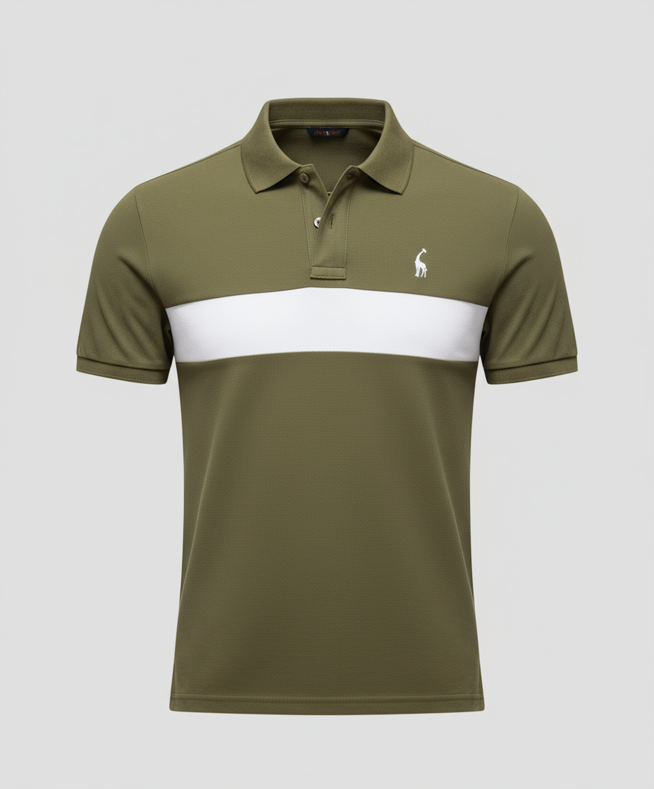 V&CO™ Portofino Stripe Polo (Piqué)