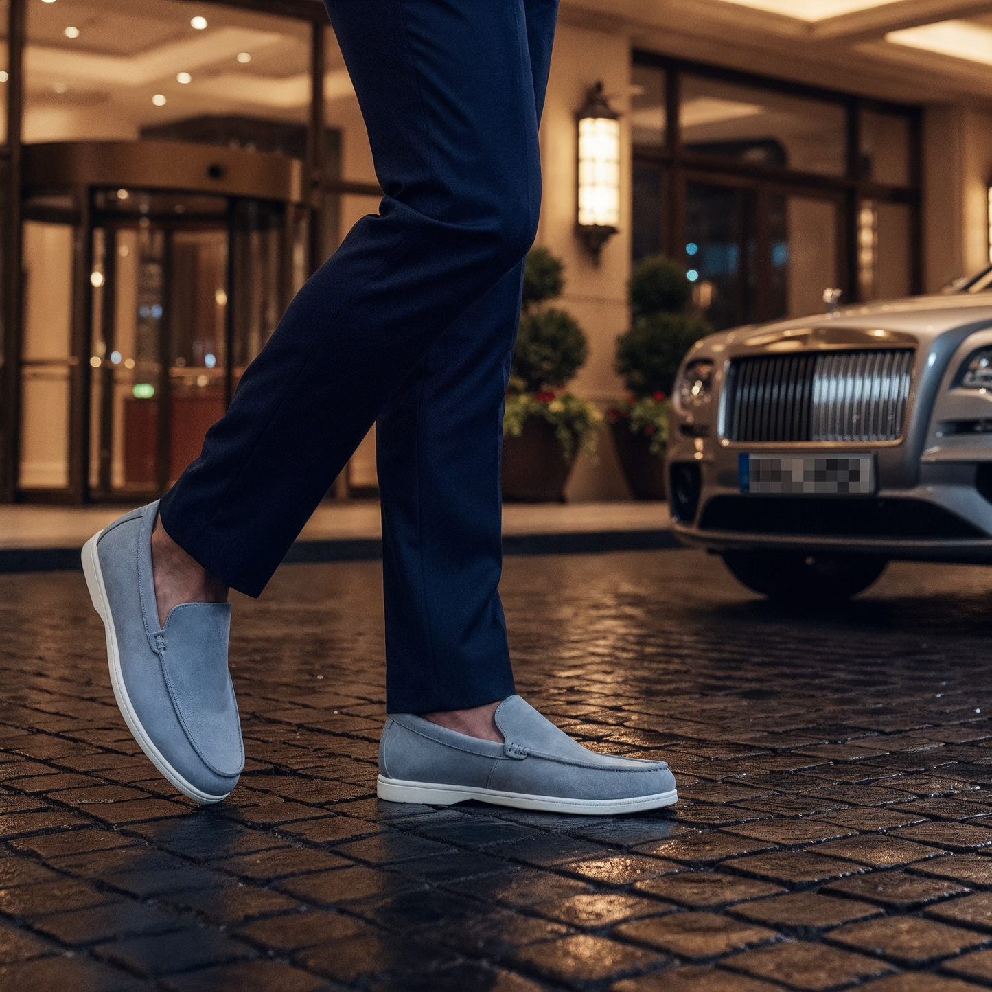 V&CO™ SUEDE LOAFERS OLD MONEY