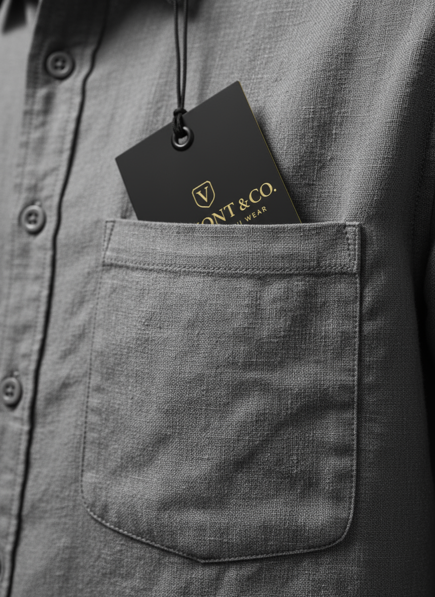 V&CO™  100% LINEN SHIRT