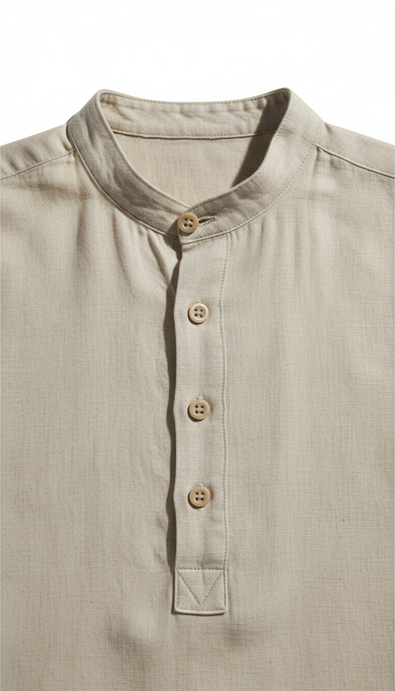 V&CO™  MONACO PLACKET LINEN