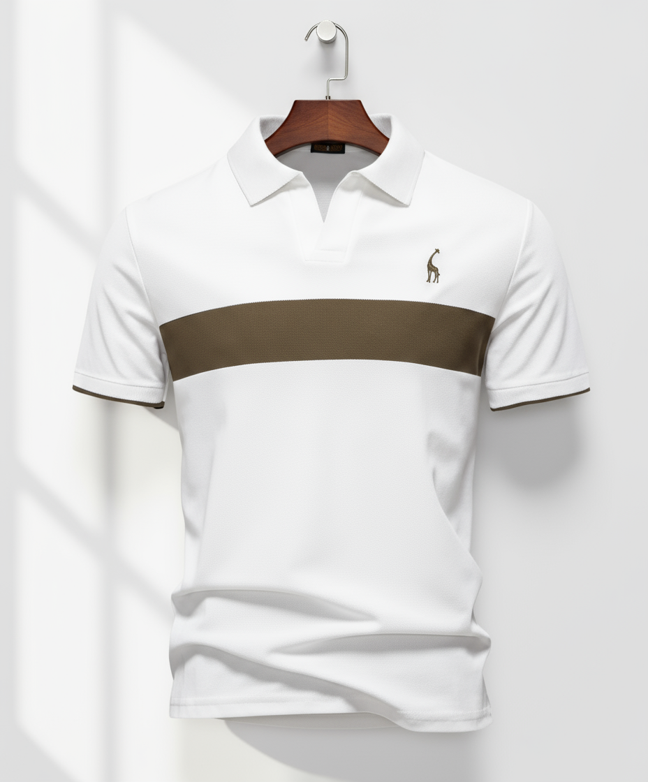 V&CO™ Portofino Stripe Polo (Piqué)