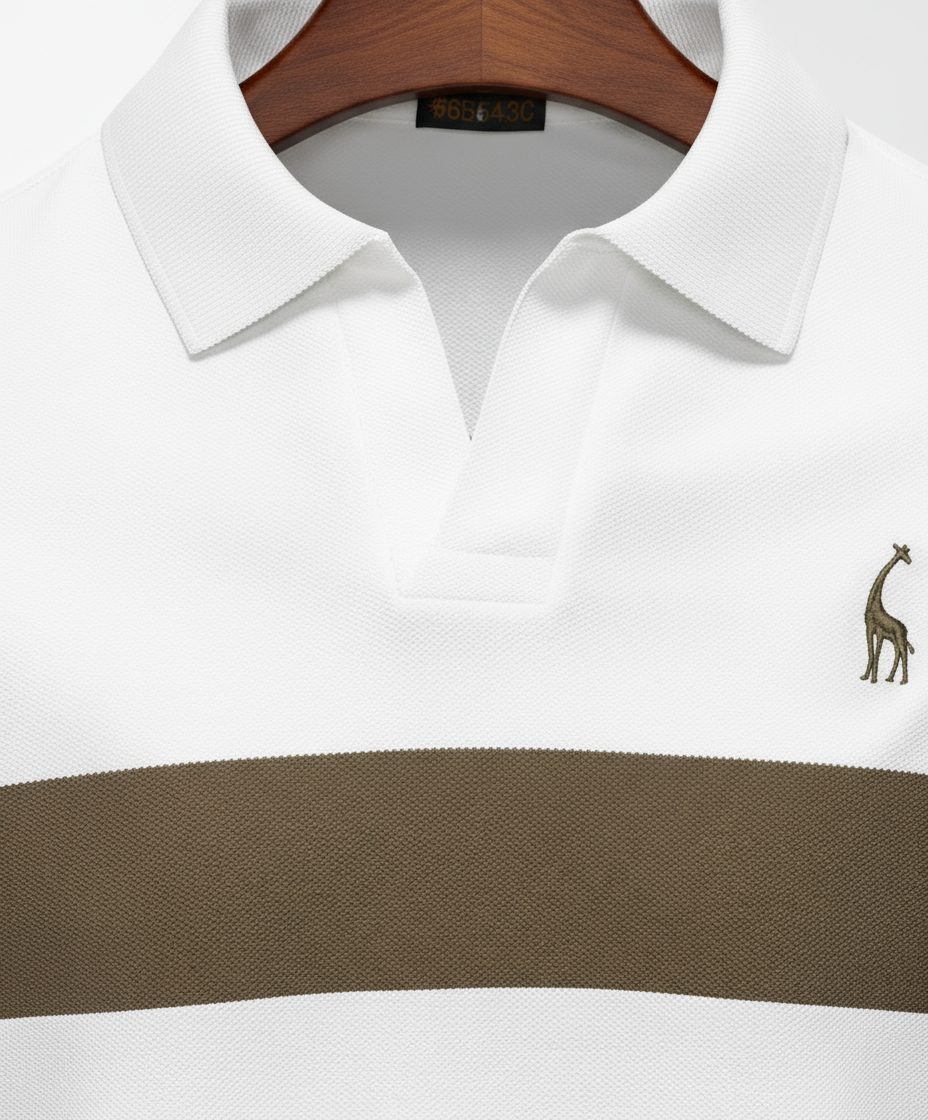 V&CO™ Portofino Stripe Polo (Piqué)