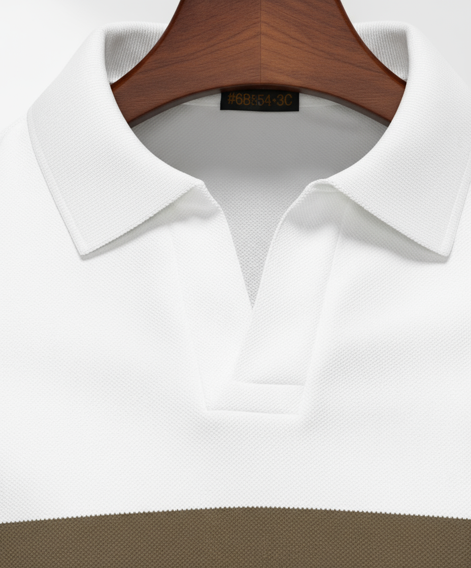 V&CO™ Portofino Stripe Polo (Piqué)