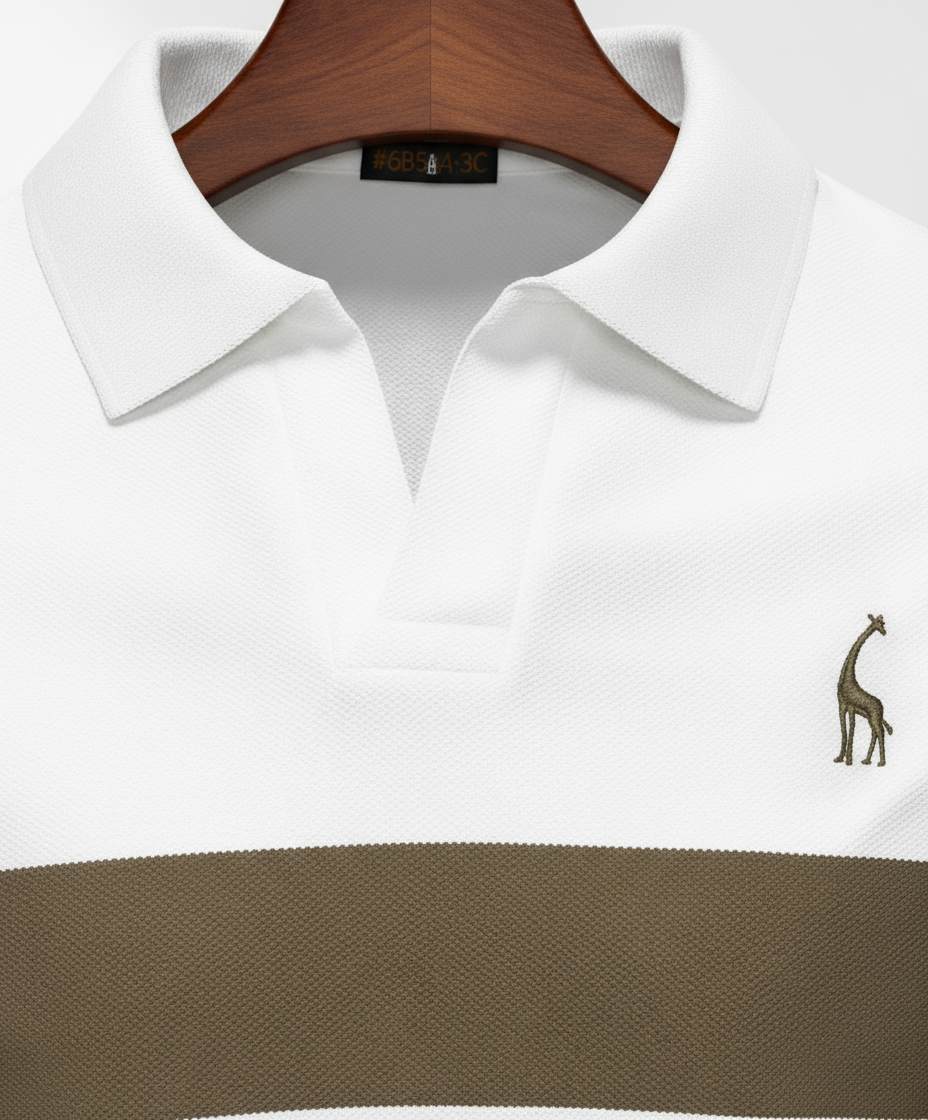 V&CO™ Portofino Stripe Polo (Piqué)