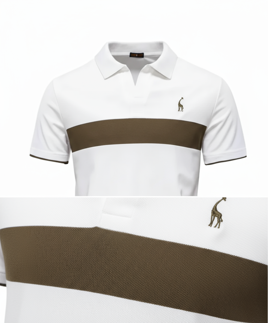 V&CO™ Portofino Stripe Polo (Piqué)