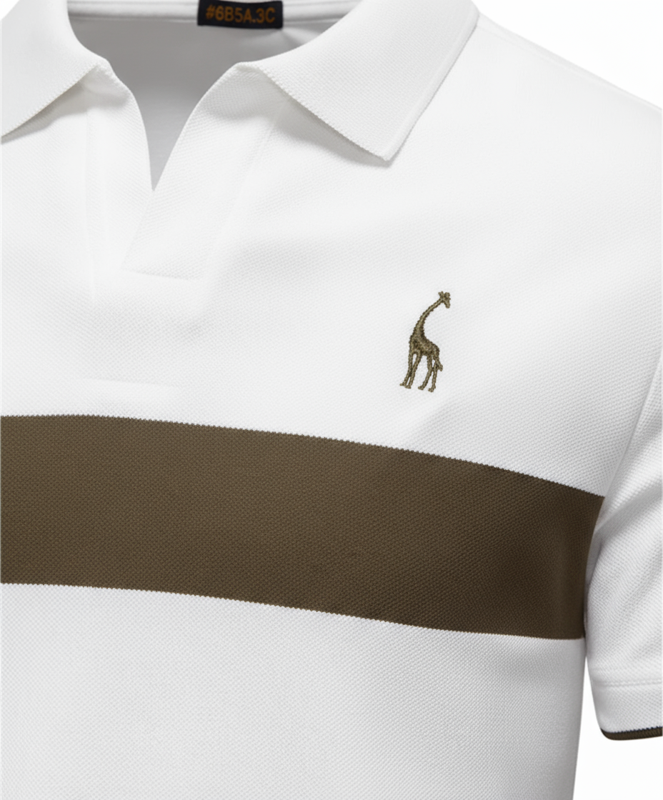 V&CO™ Portofino Stripe Polo (Piqué)