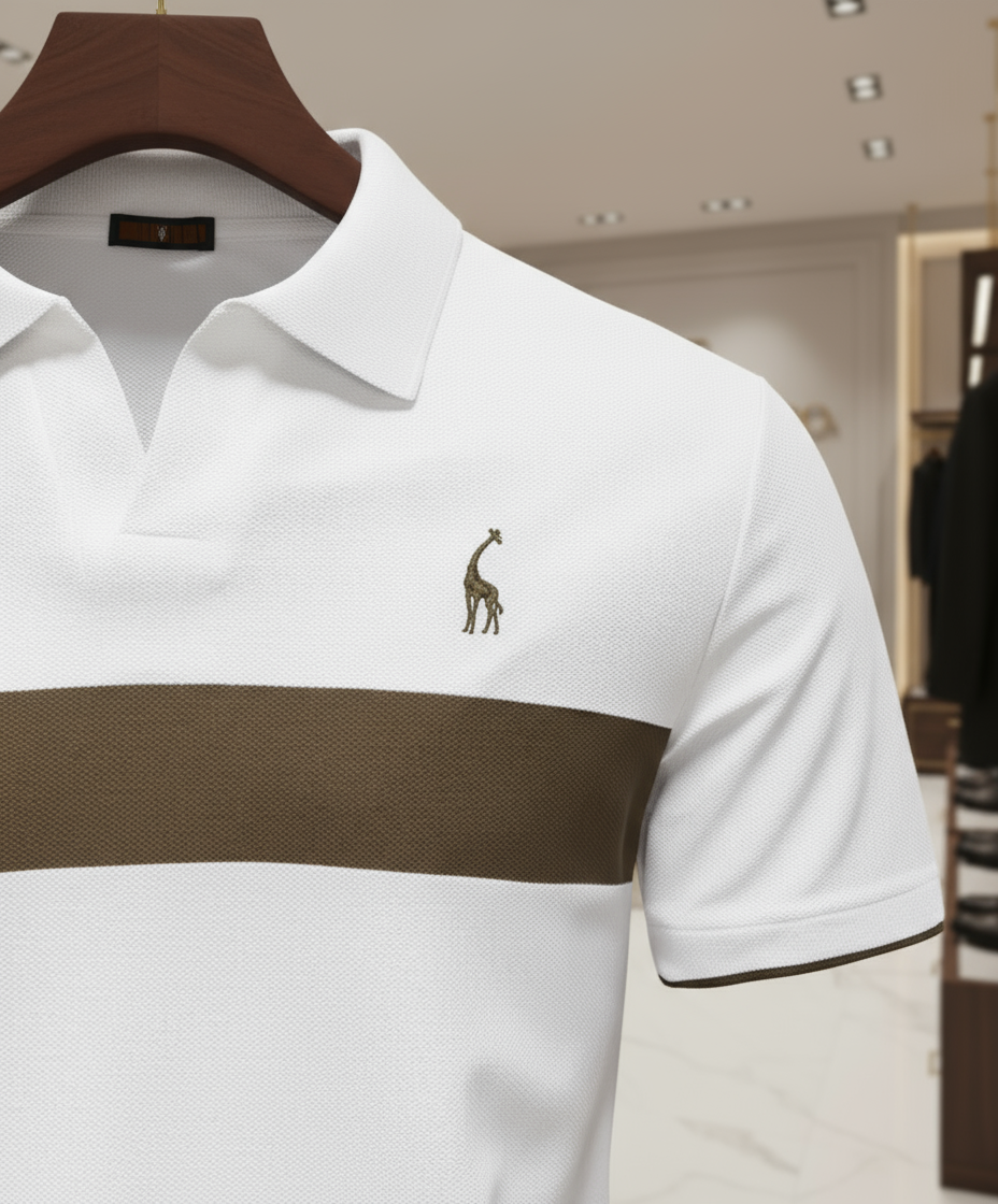 V&CO™ Portofino Stripe Polo (Piqué)