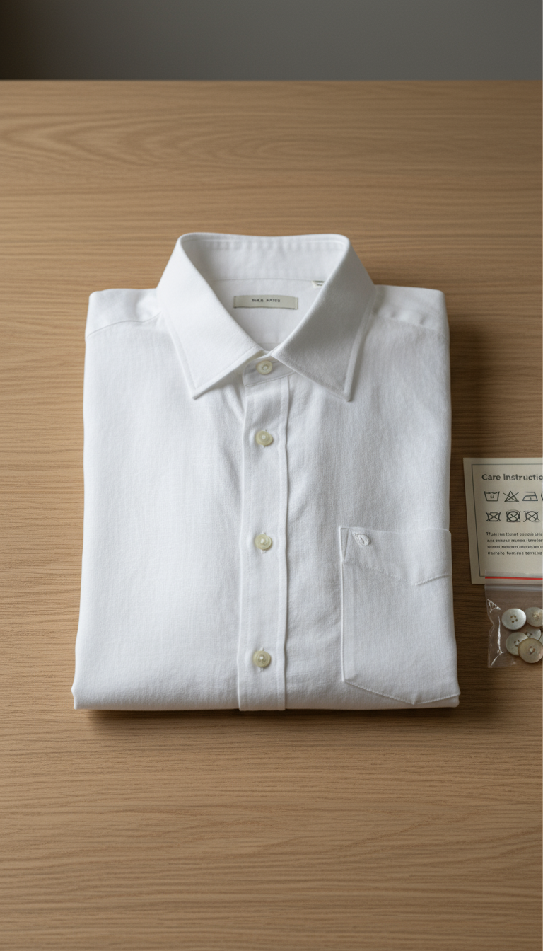 V&CO™ Riviera Linen Shirt (Short Sleeve)