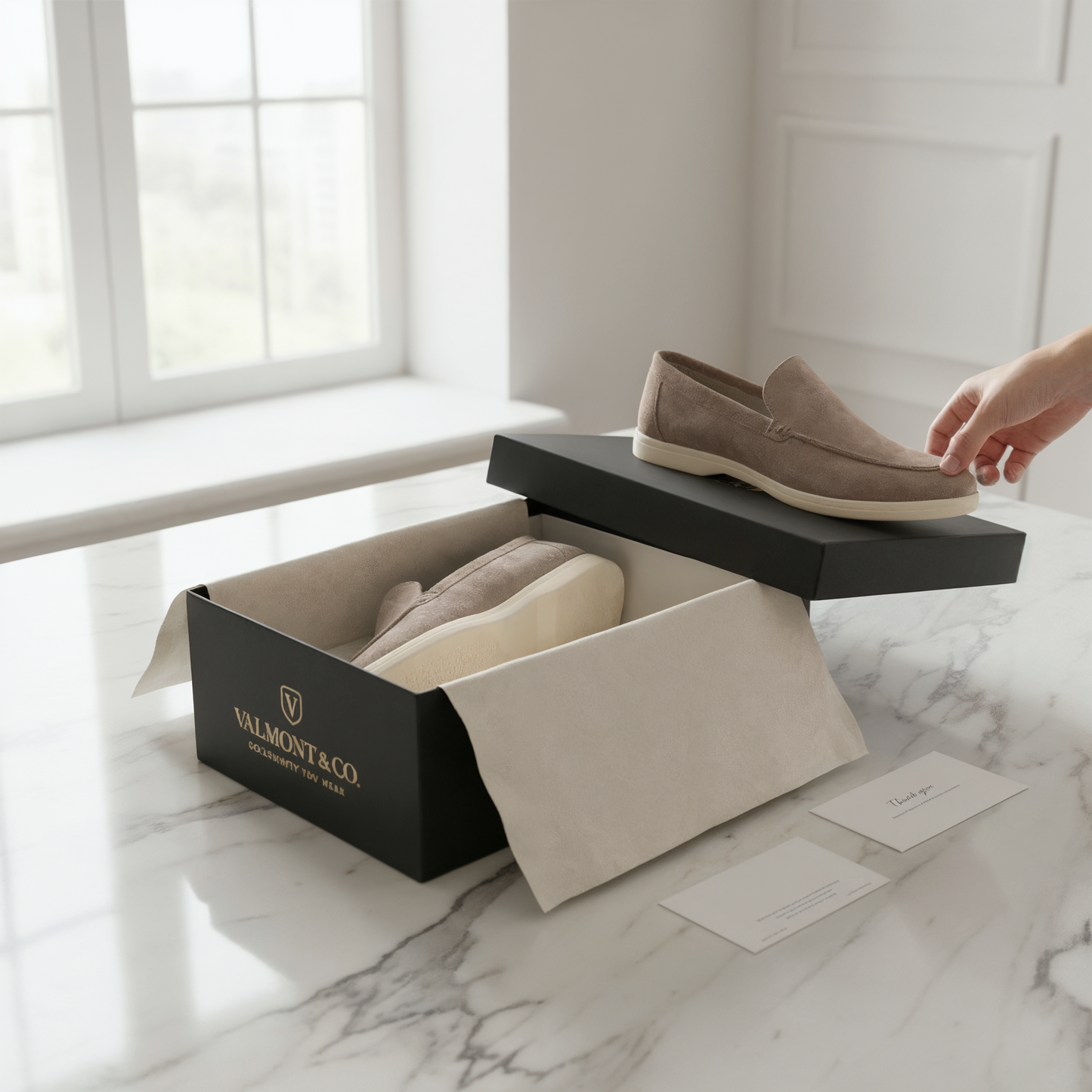 V&CO™ SUEDE LOAFERS OLD MONEY