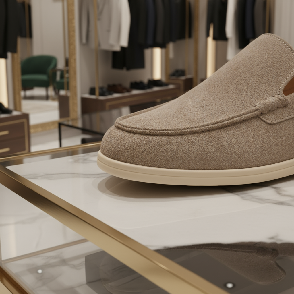 V&CO™ SUEDE LOAFERS OLD MONEY