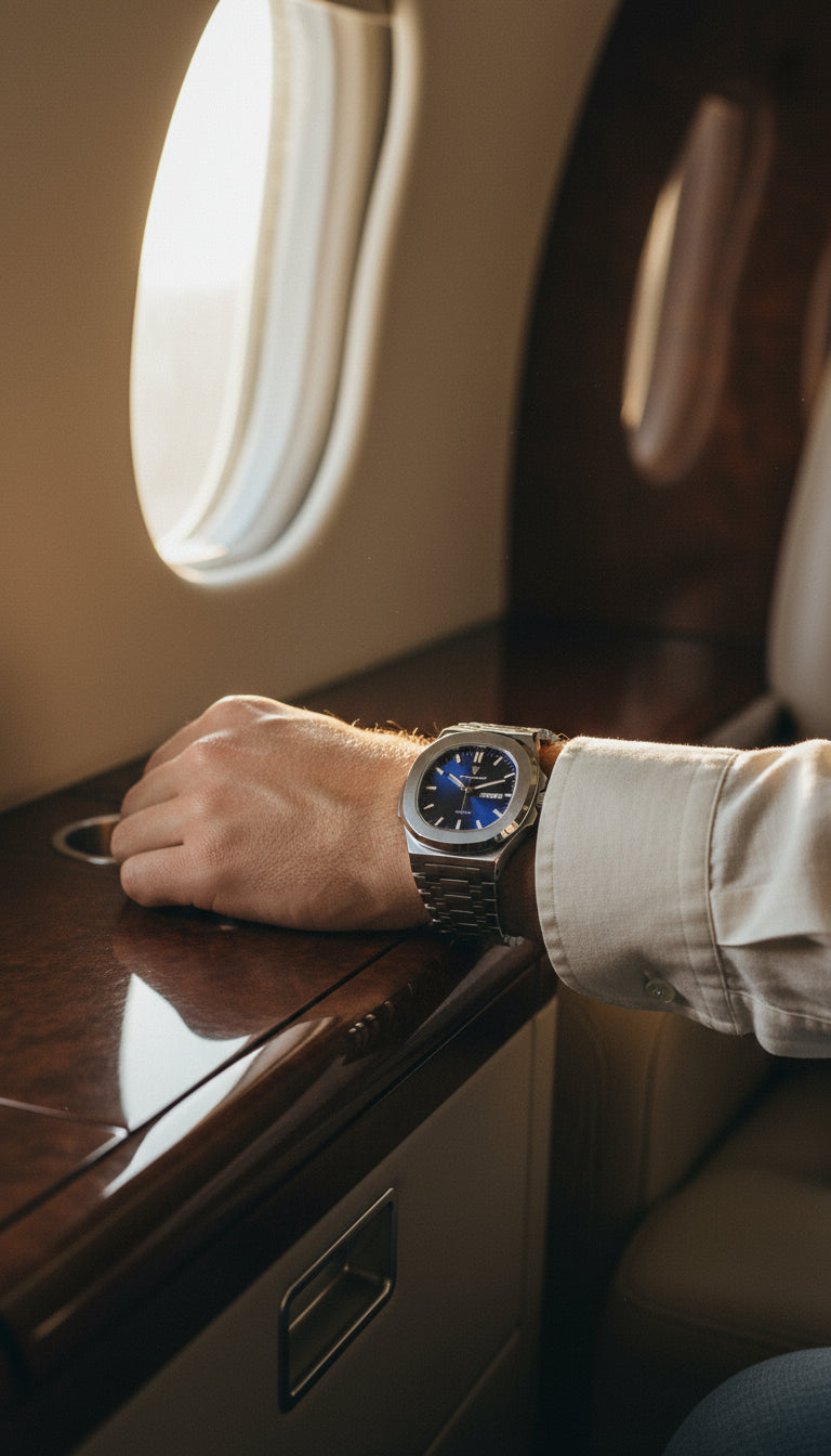 V&CO™  INTEGRATED DAY-DATE WATCH