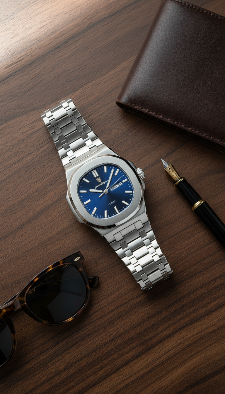 V&CO™  INTEGRATED DAY-DATE WATCH