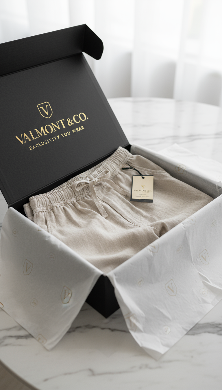 V&CO™  LINEN DRAWSTRING SHORTS