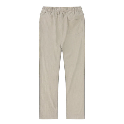 V&CO™  LINEN DRAWSTRING TROUSERS