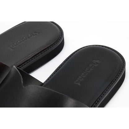 V&CO™  LEATHER SLIDES
