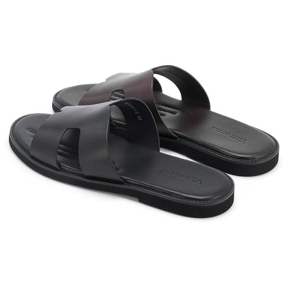 V&CO™  LEATHER SLIDES