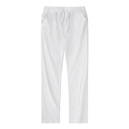 V&CO™  LINEN DRAWSTRING TROUSERS