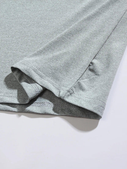 CONTRAST-COLLAR LONG-SLEEVE POLO