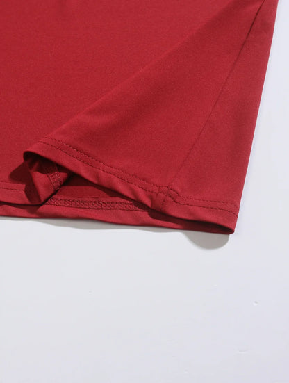 CONTRAST-COLLAR LONG-SLEEVE POLO