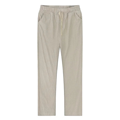 V&CO™  LINEN DRAWSTRING TROUSERS