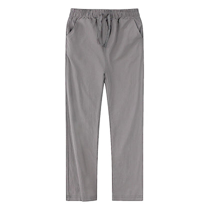 V&CO™  LINEN DRAWSTRING TROUSERS
