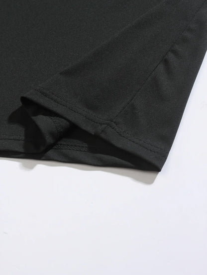 CONTRAST-COLLAR LONG-SLEEVE POLO