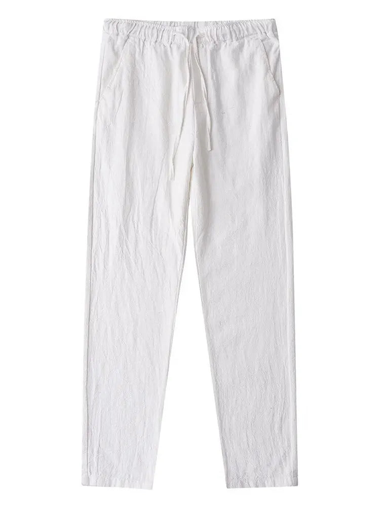 V&CO™  LINEN PULL-ON TROUSERS