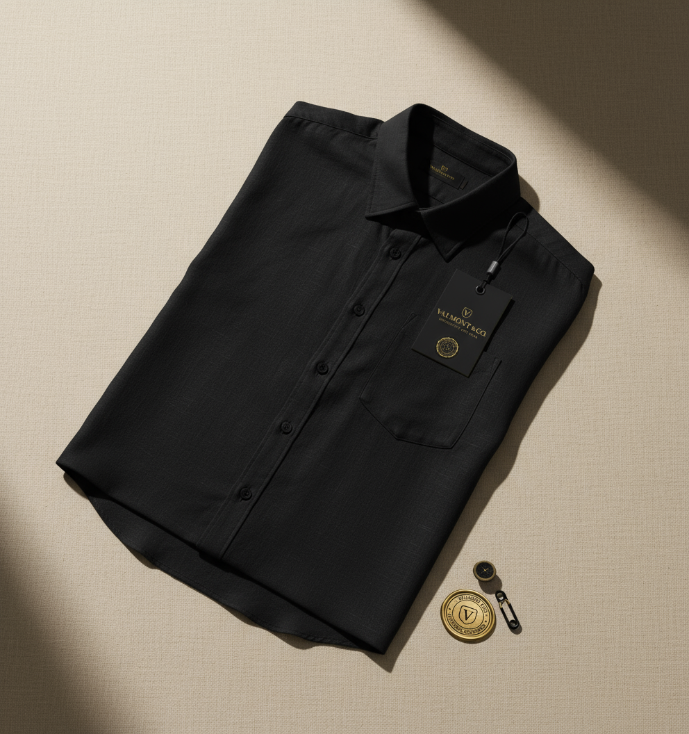 V&CO™  100% LINEN SHIRT