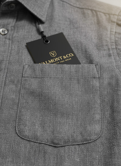 V&CO™  100% LINEN SHIRT
