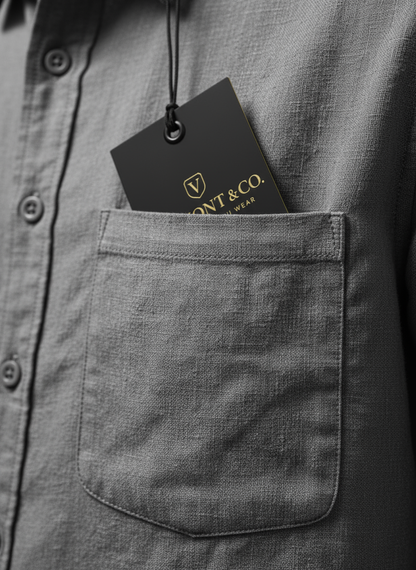 V&CO™  100% LINEN SHIRT