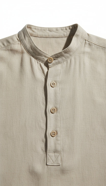 V&CO™  MONACO PLACKET LINEN